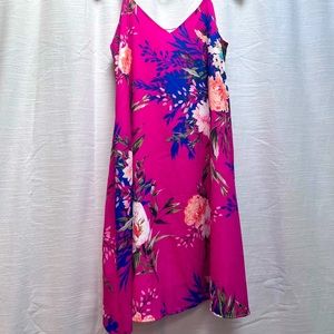 Pink floral dress. Size small.
